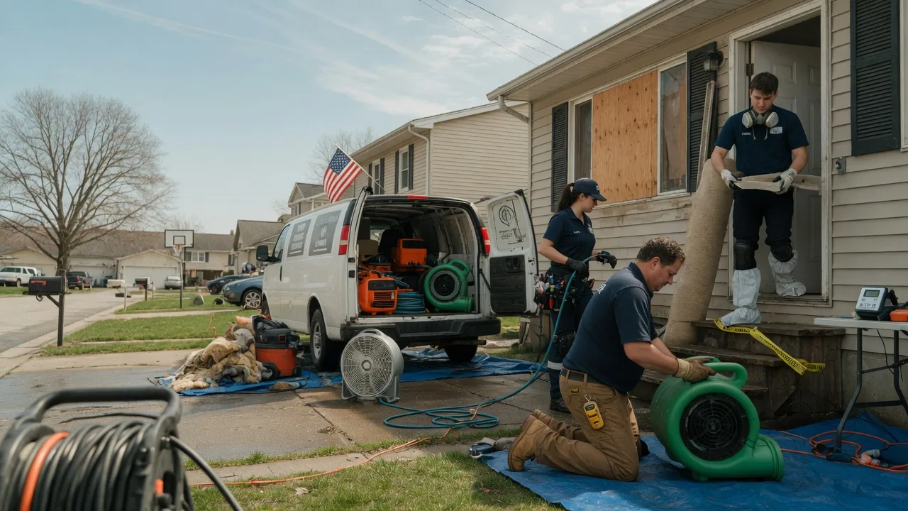 Water Damage Restoration in Elnora, IN near me